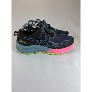 Asics Gel-Trabuco 11 Womens Trail Running Shoes Size 8 Navy Pink 1012B424